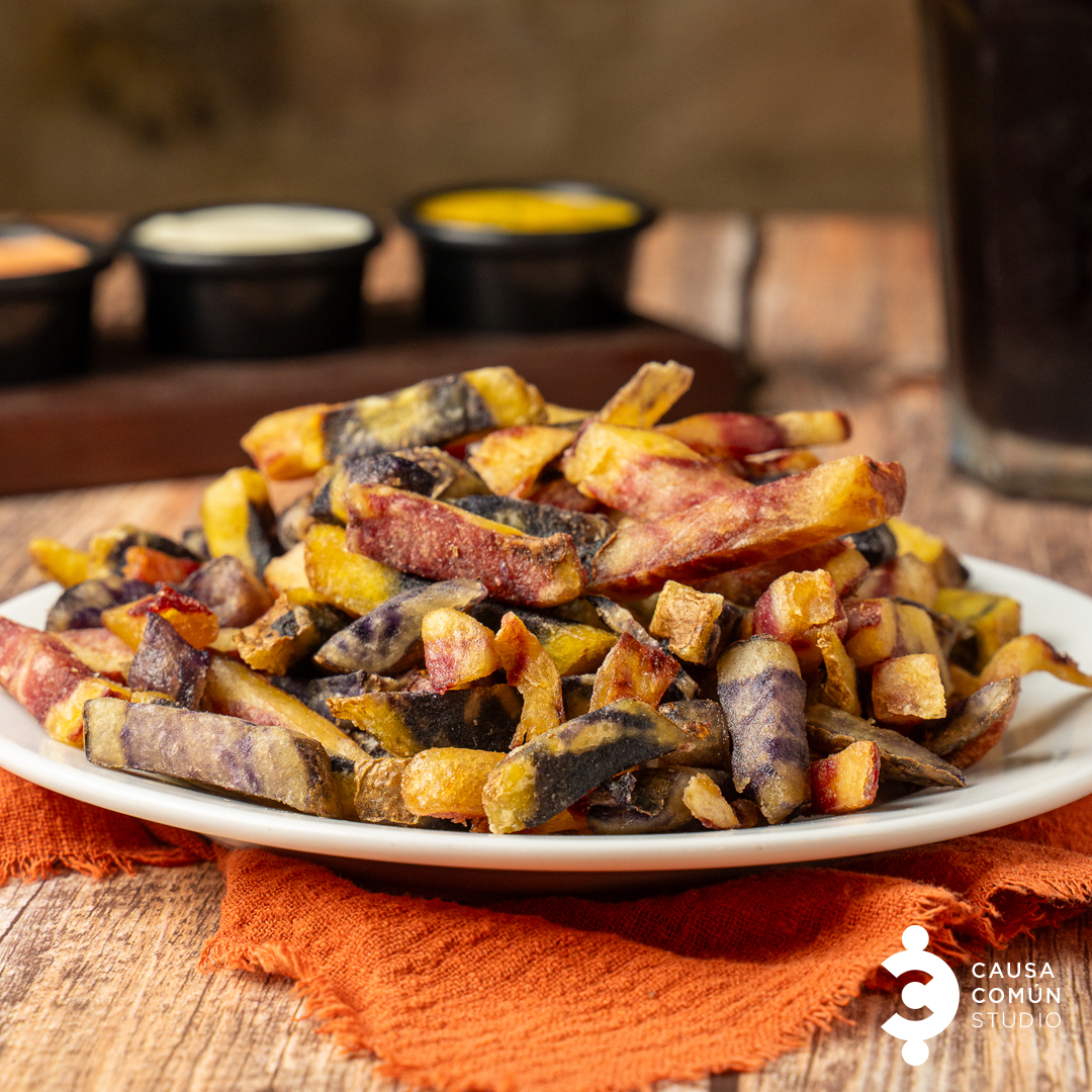 Porción de papas nativas fotografiada para Donde Walter